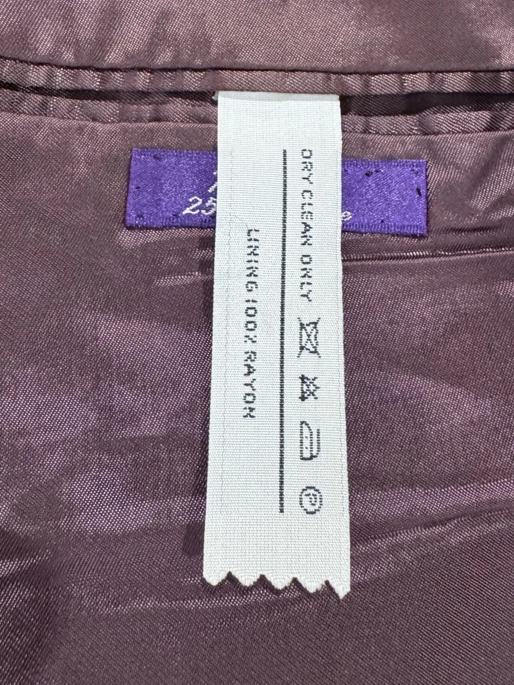 Ralph‎ Lauren Purple Label Men Brown Wool Cashmere Blend Blazer Suit Jacket 44R